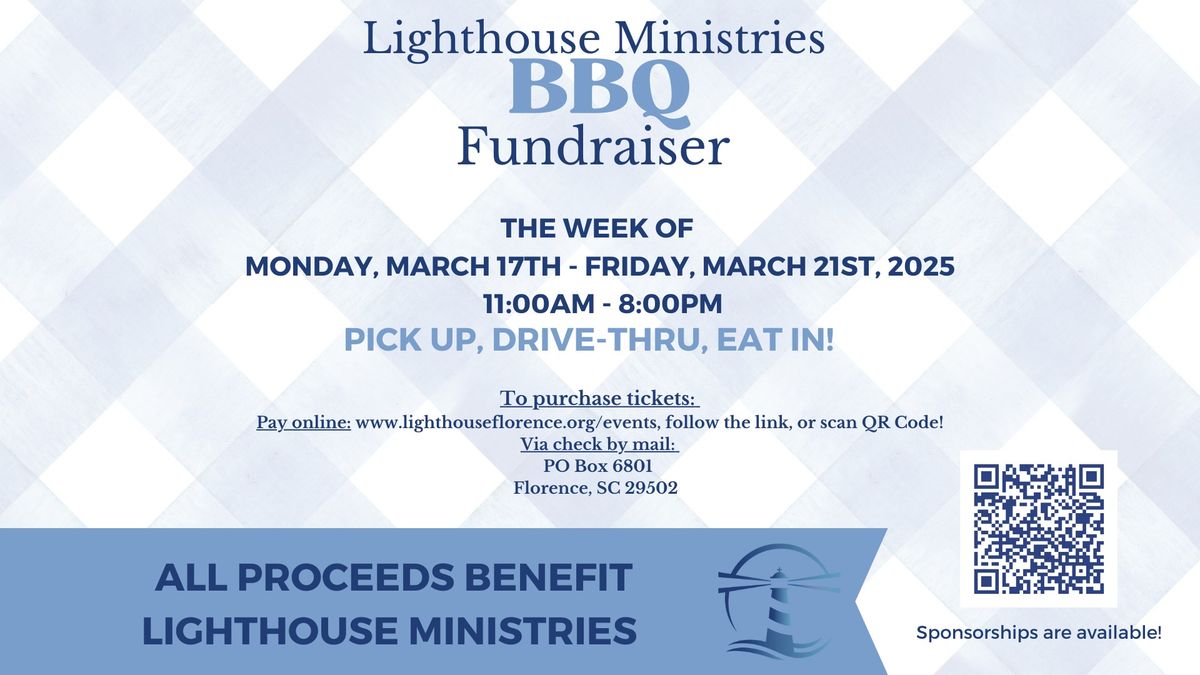 Lighthouse Ministries Annual BBQ Fundraiser 2025 