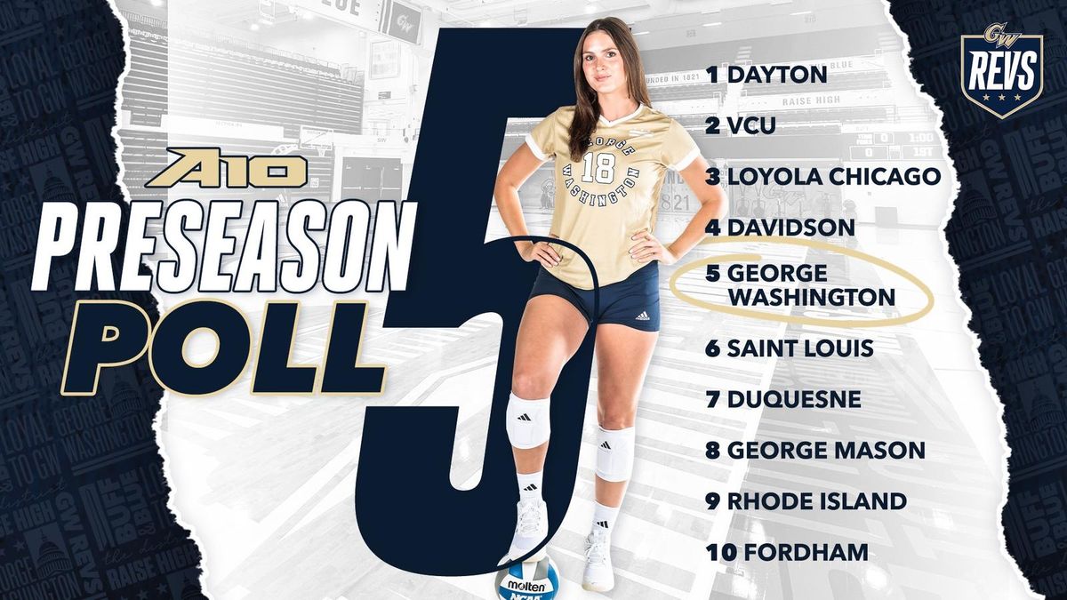 VCU Rams at George Washington Revolutionaries Womens Volleyball