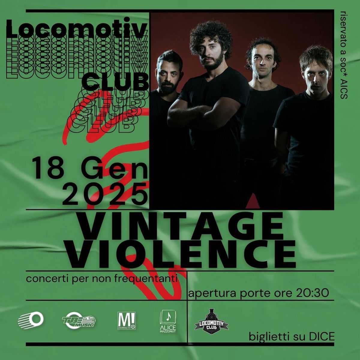 Vintage Violence | opening act: Maciste @Locomotiv Club | Bologna