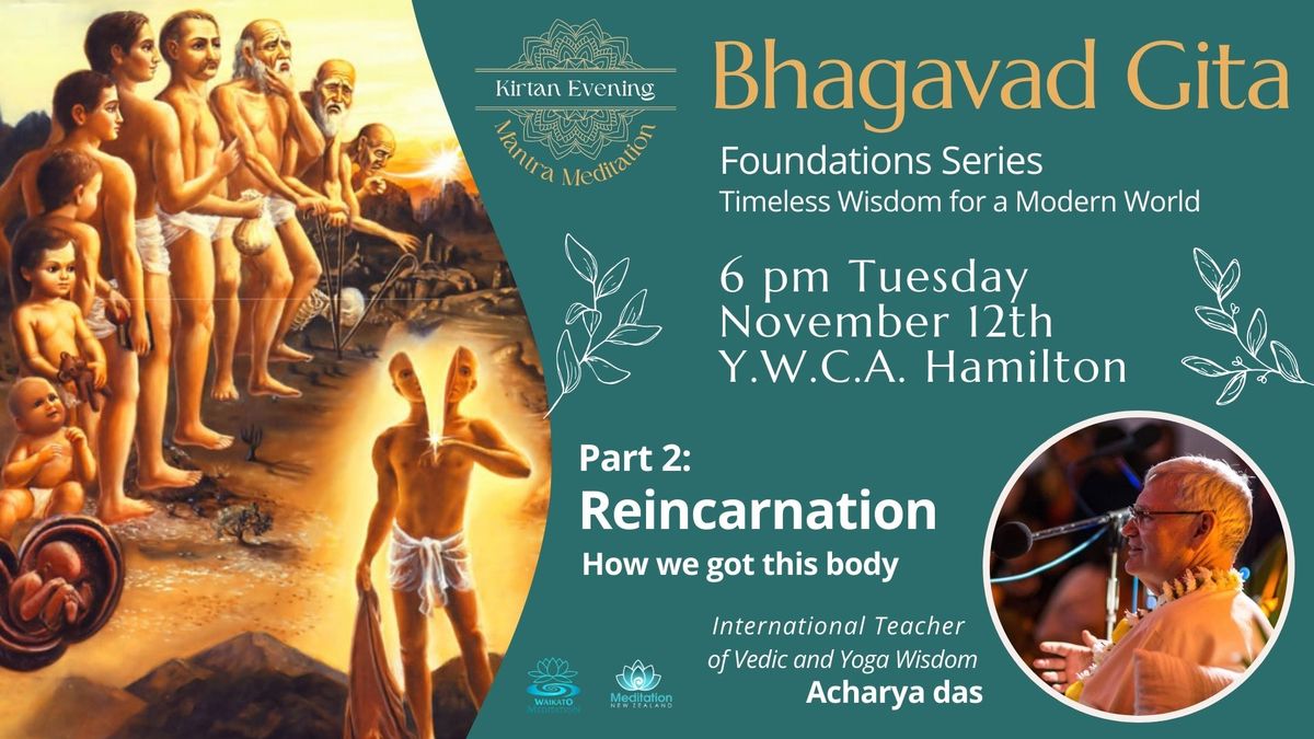 Bhagavad Gita Foundation Series Part 2: Reincarnation - How we got this body with Acharya das