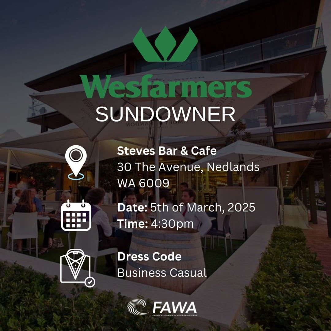 Wesfarmers Business Development Sundowner