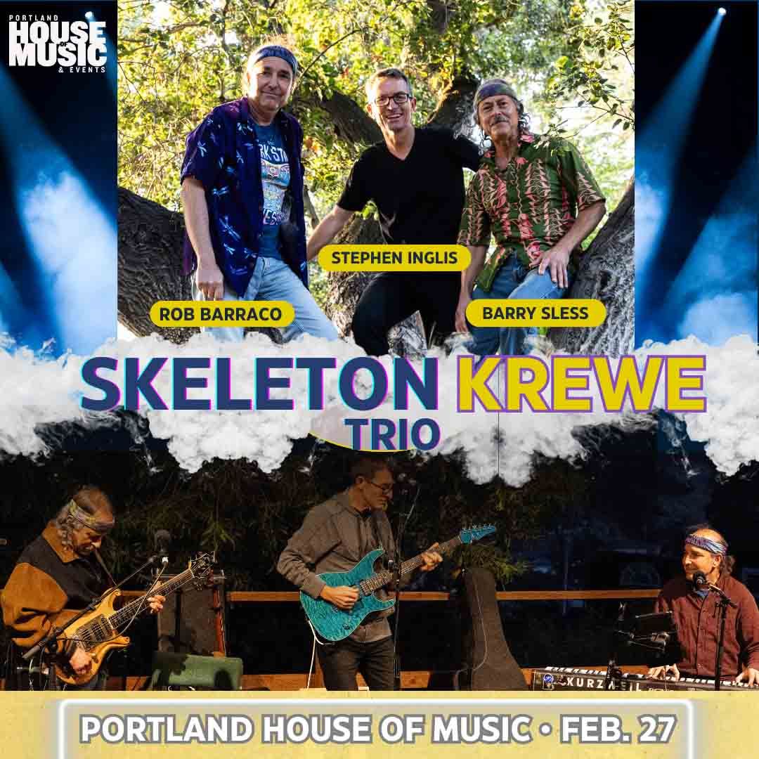 An Evening With The Skeleton Krewe Trio at Portland HOME House of Music and Events