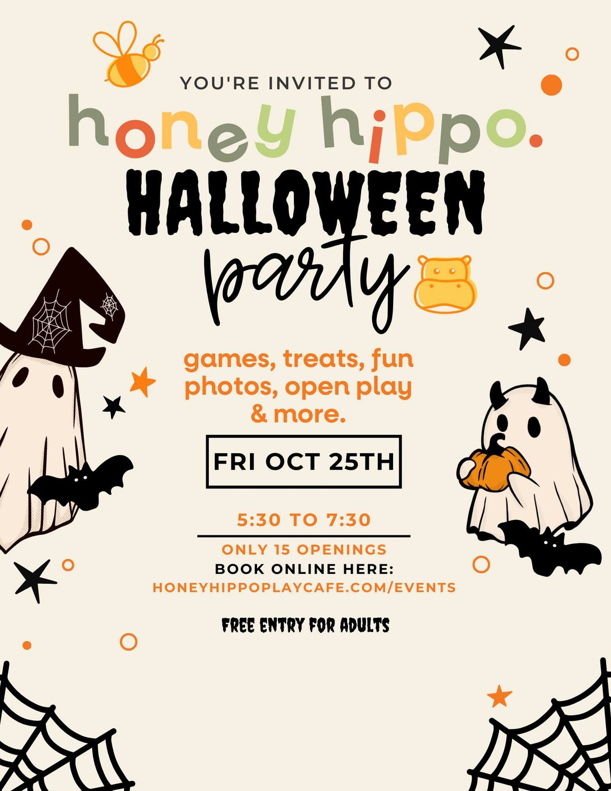 honey hippo. Halloween Party