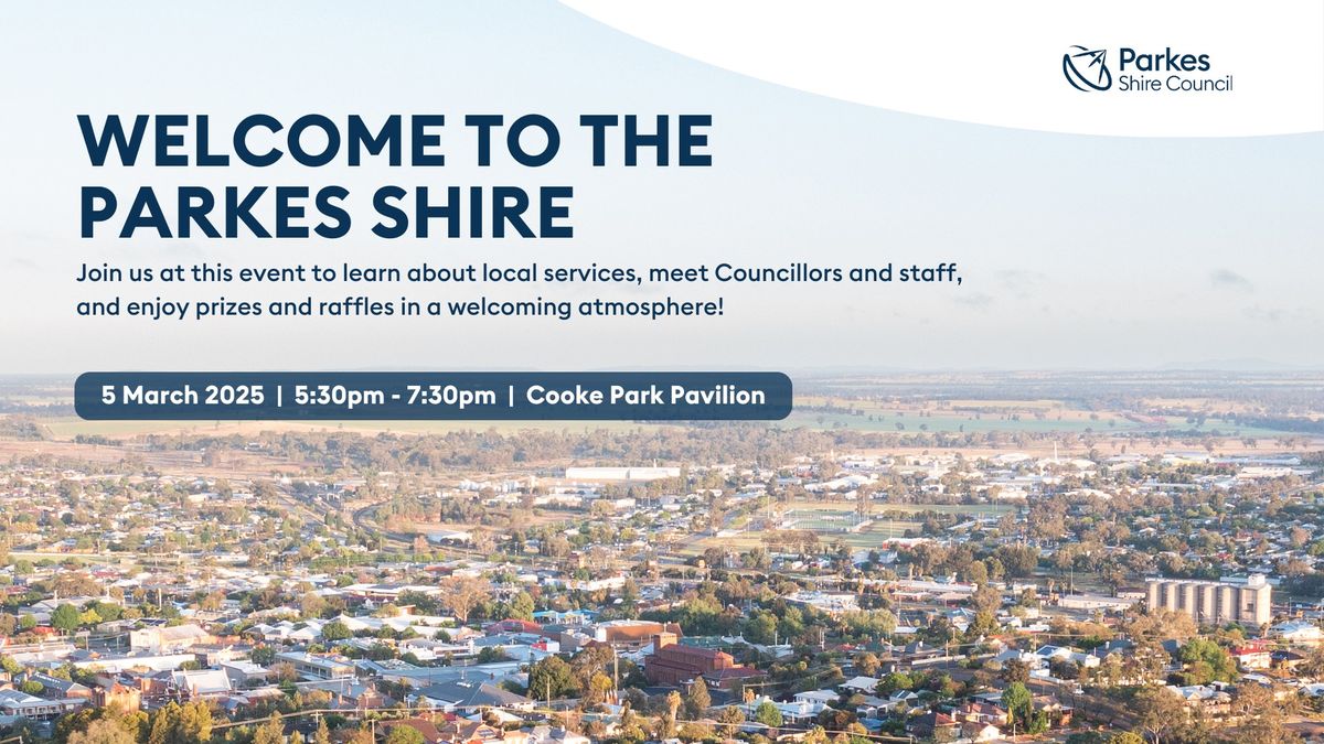 Welcome to the Parkes Shire 