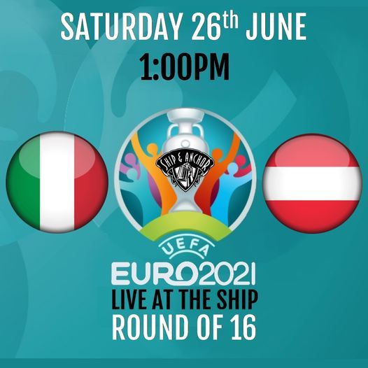 Euro Cup 2021 Italy V Austria Ship Anchor Pub Calgary 26 June 2021