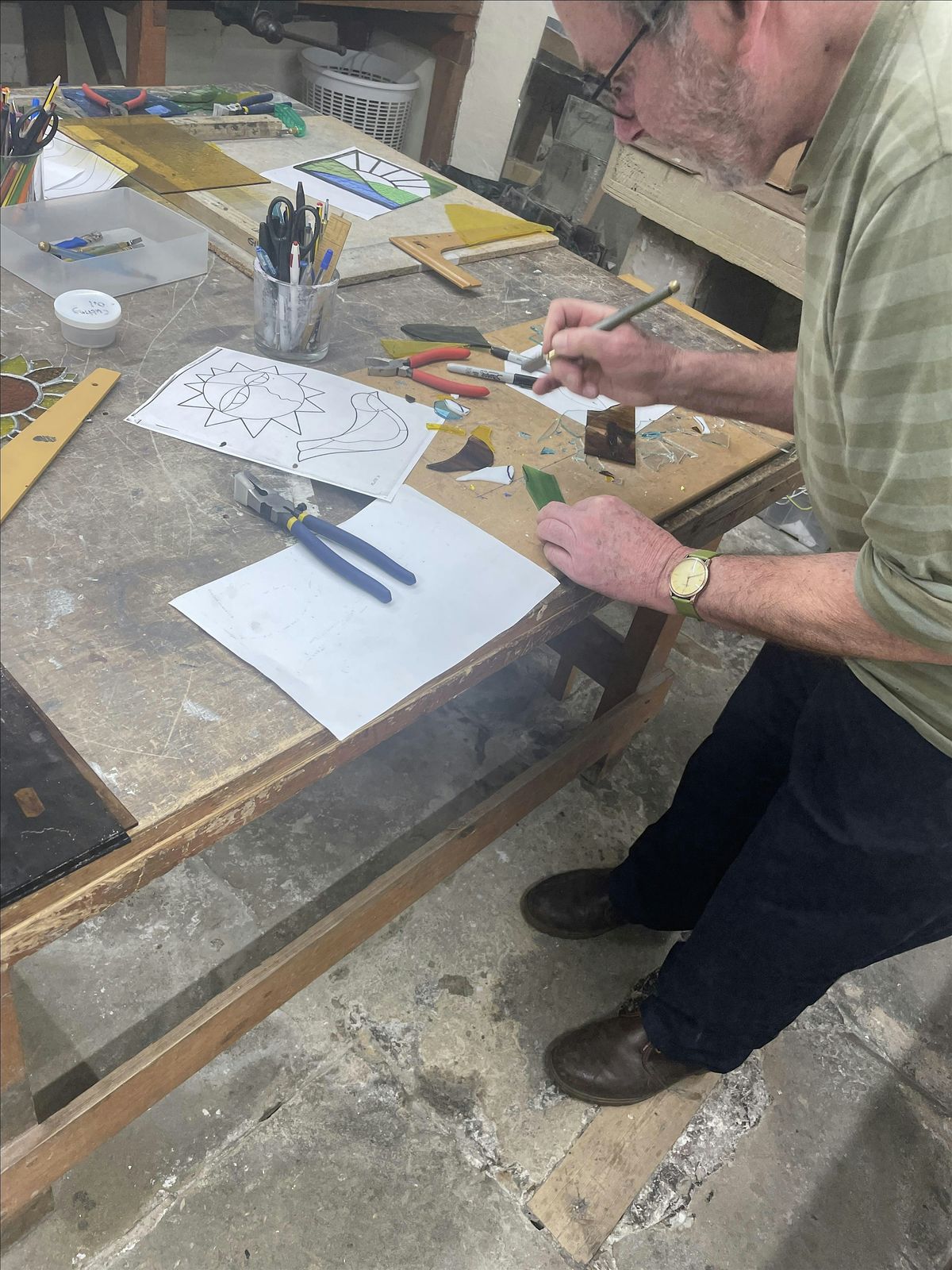 Stained Glass Saturday Workshop with Sam Yates (January)