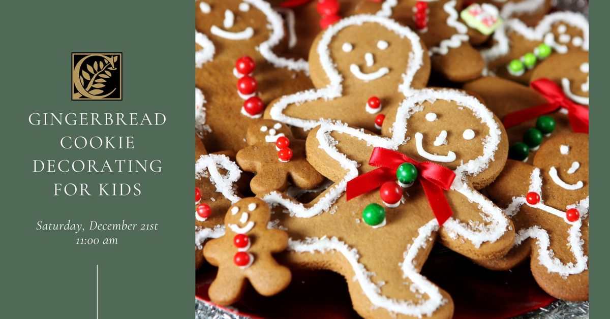 Gingerbread Cookie Decorating for Kids