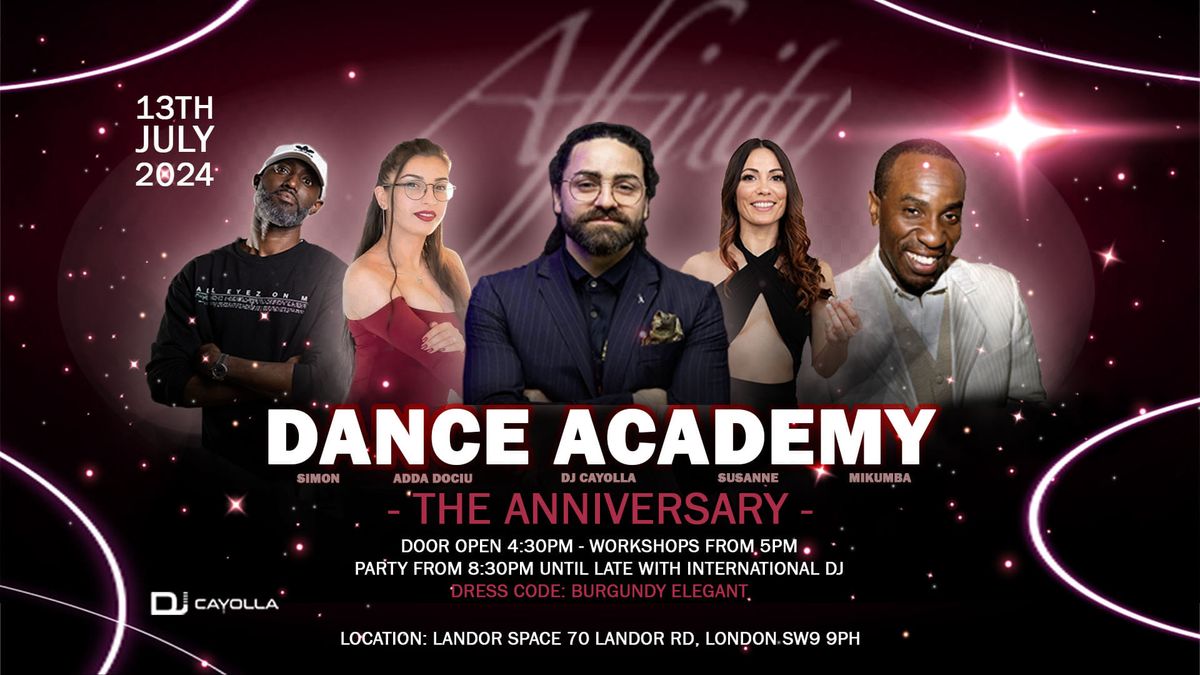 Affinity Dance Academy Presents - First Anniversary Workshop and Party
