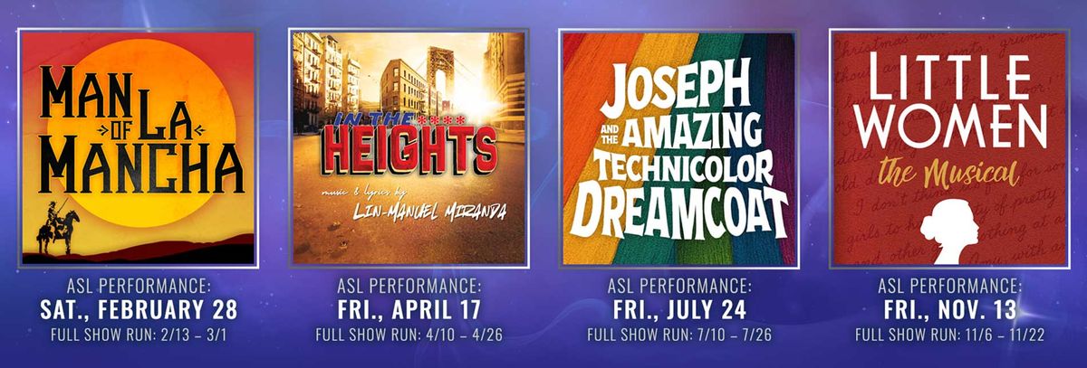 Joseph and the Amazing Technicolor Dreamcoat - ASL Interpreted at Carpenter Performing Arts