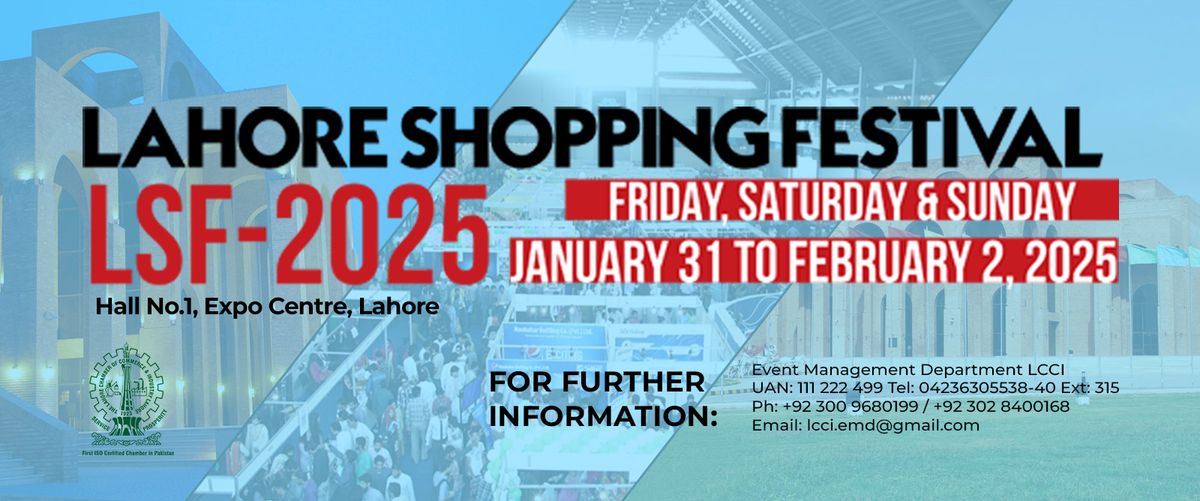  LCCI Lahore Shopping Festival LSF-2025