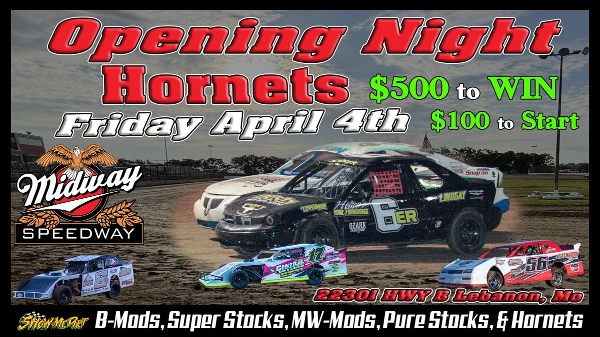 ** Opening Night Hornets $500 to WIN $100 to Start **