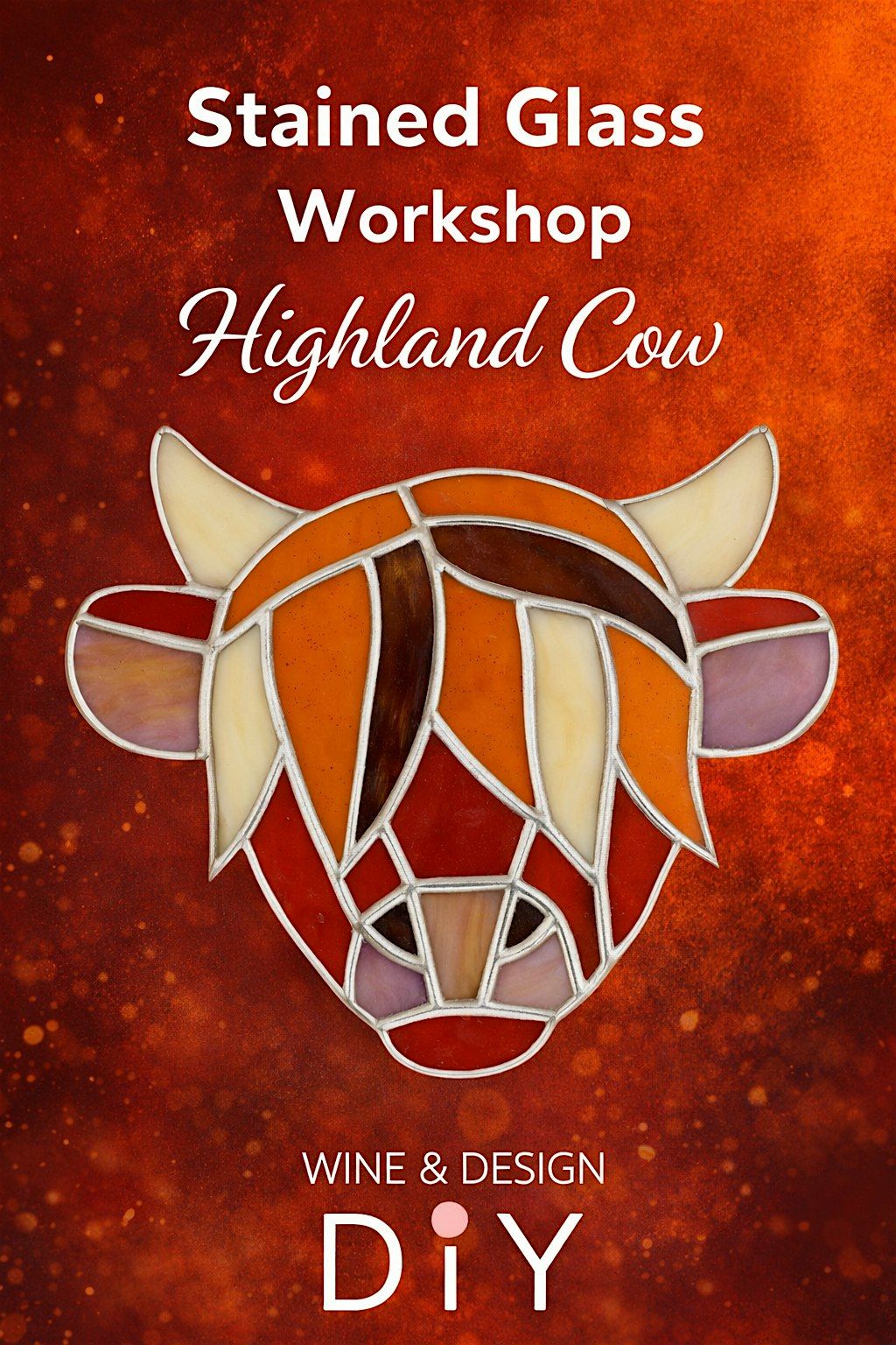 Highland Cow Stained Glass Workshop