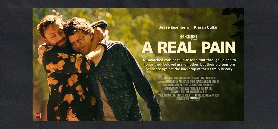 Oscar Nominee - "A Real Pain" at ISU Feb. 23 at 4 & 7