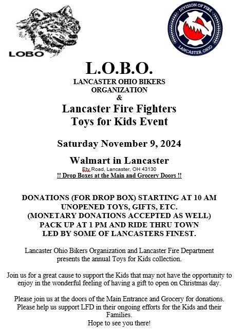 2024 LOBO & LFD Toy Run