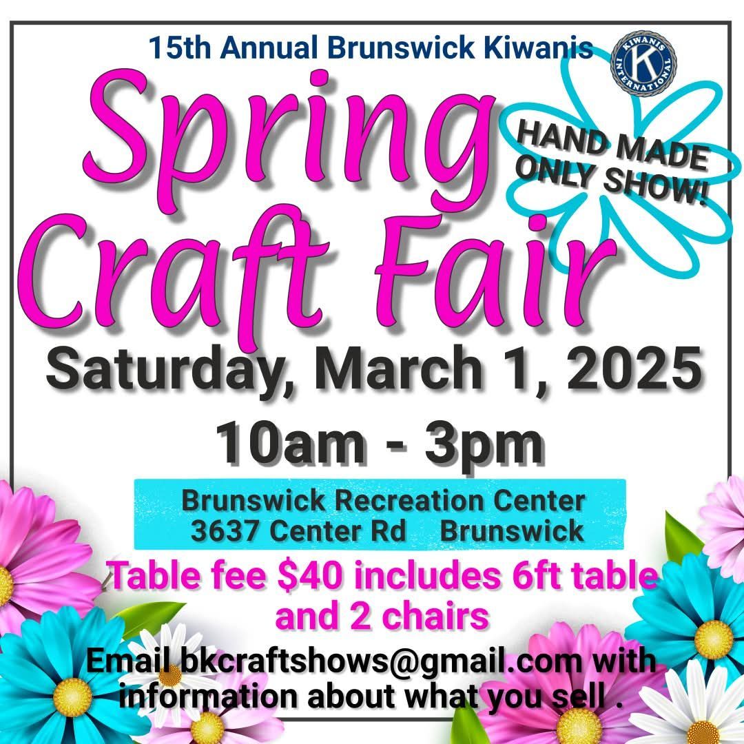 Brunswick Kiwanis Spring Craft Fair