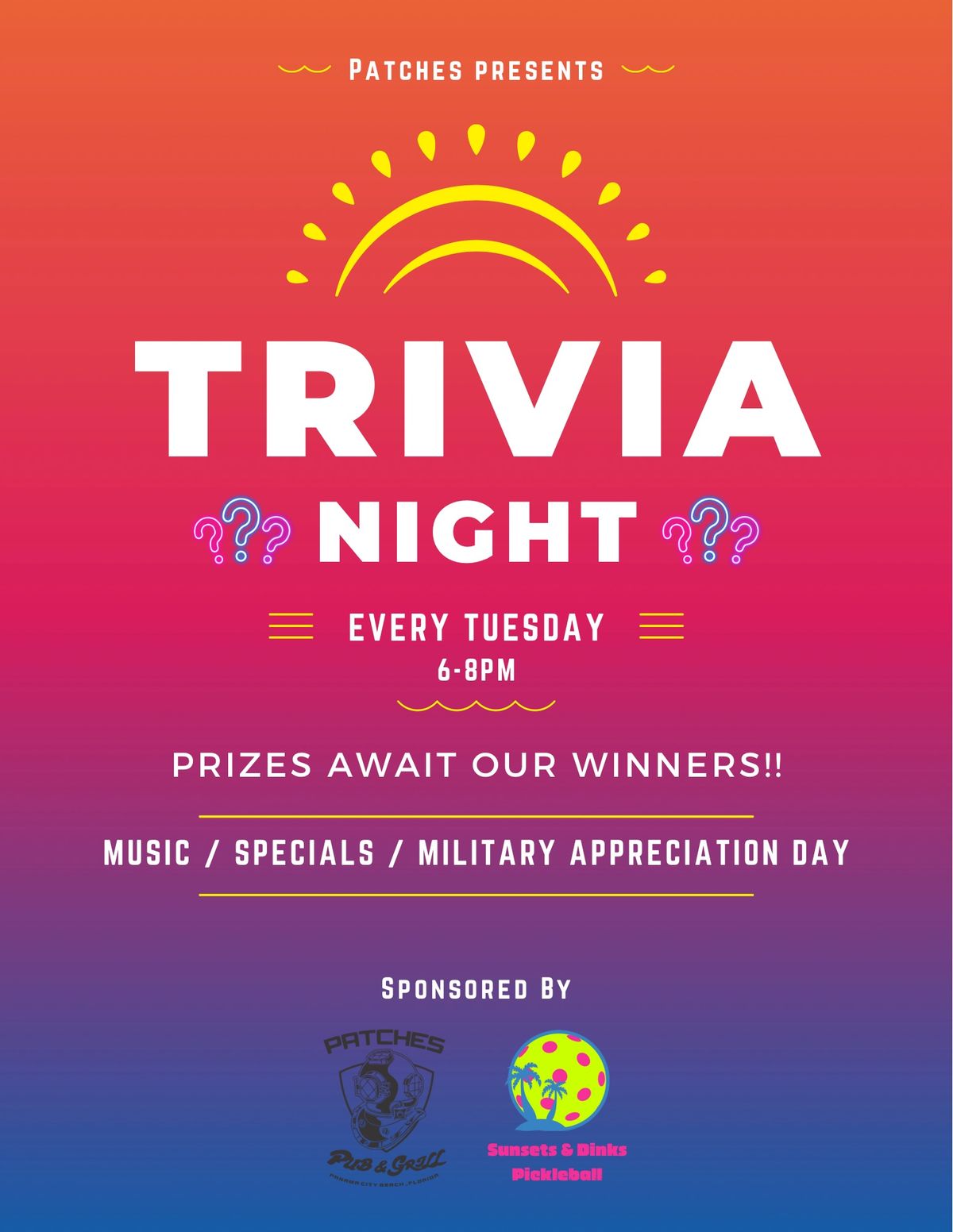 Patches Trivia Night