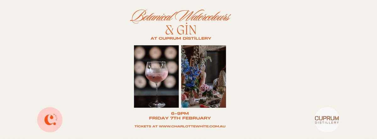 Botanical Watercolours & Gin at Cuprum Distillery