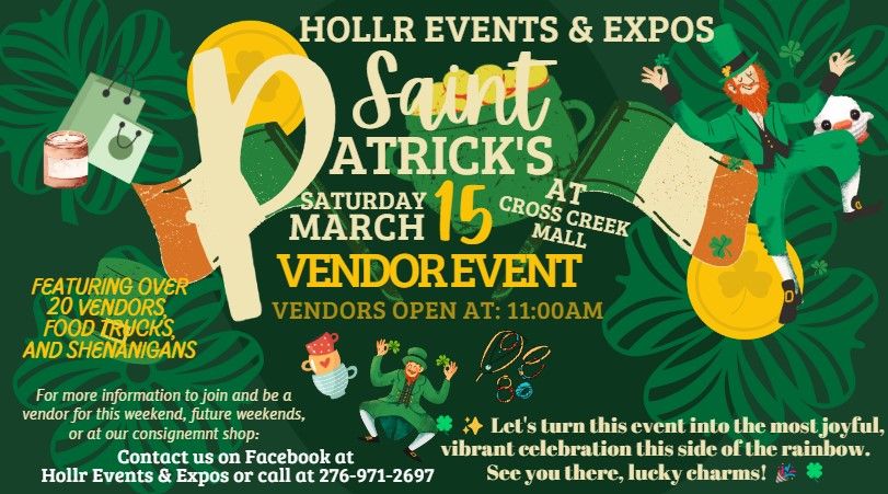 Hollr St Paddy Days Vendor Event 