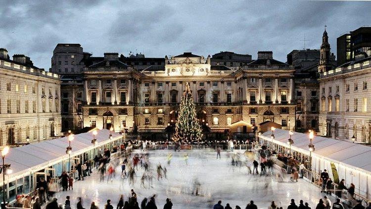 Christmas Skating at Somerset House