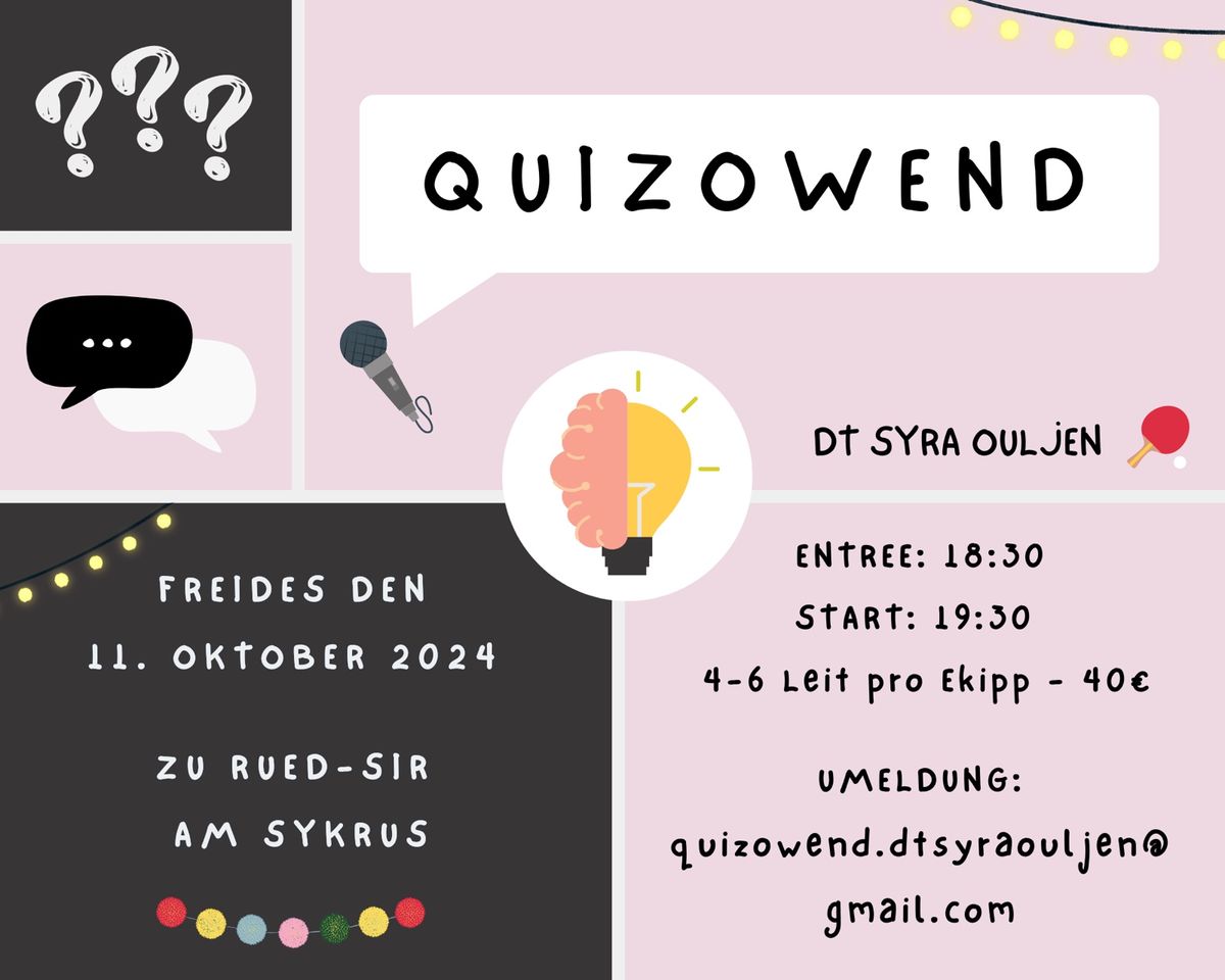 Quizowend DT Syra Ouljen