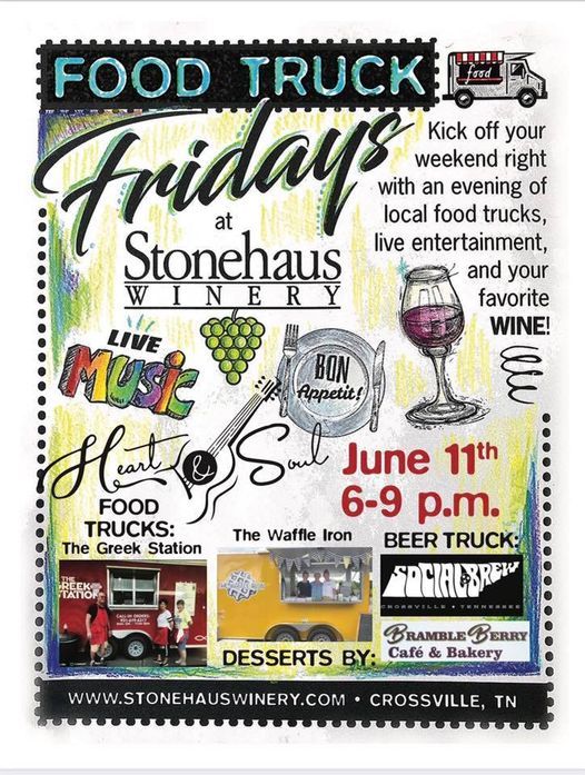 Food Truck Friday Crossville Tennessee 11 June 2021