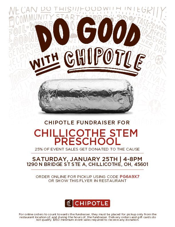 Chipotle Fundraiser!