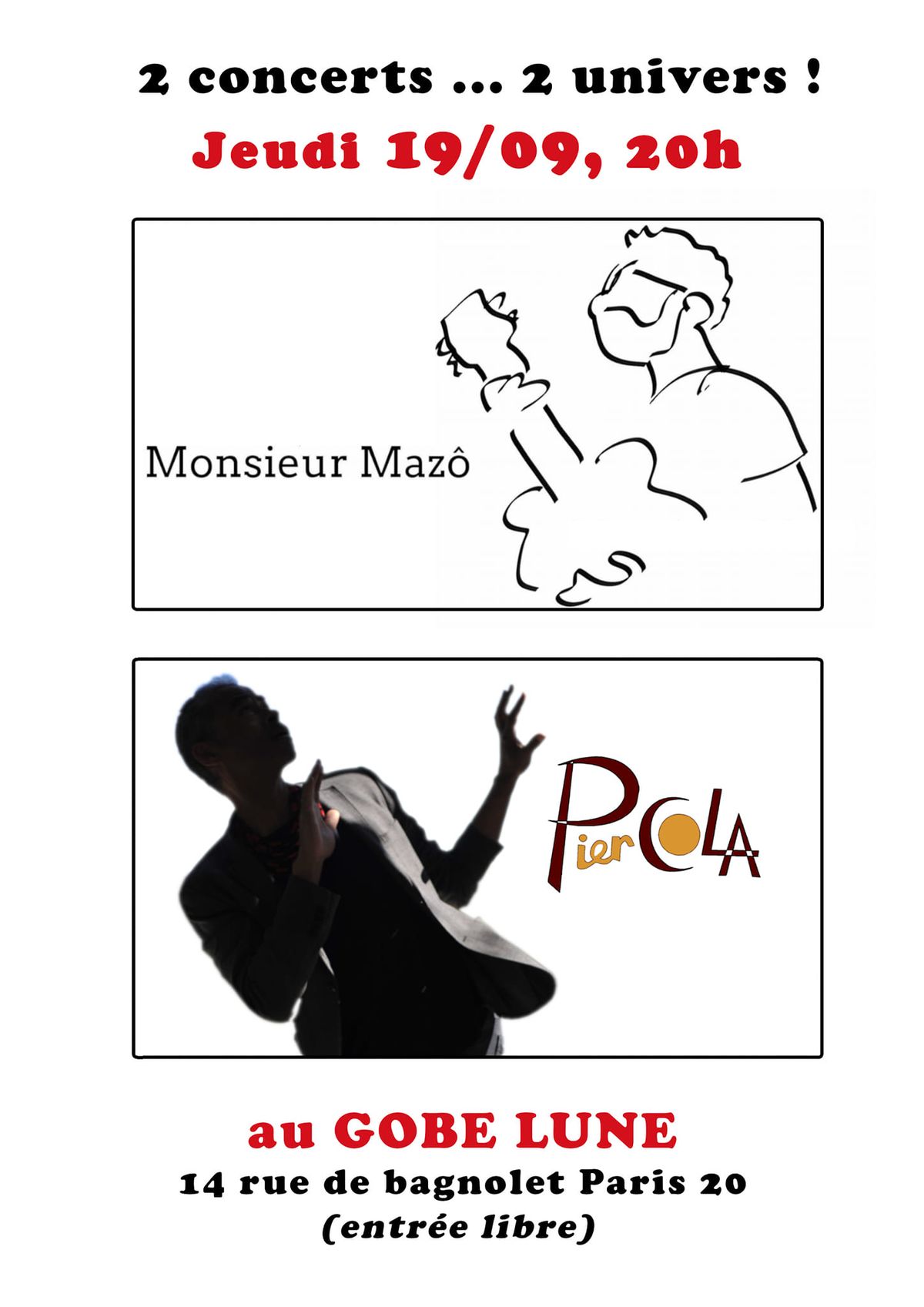 Piercola et Monsieur Maz\u00f4