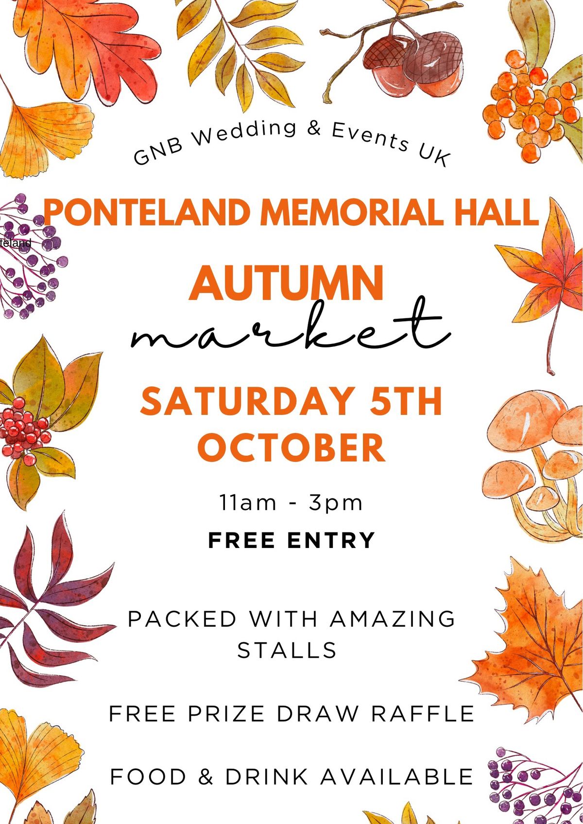 Ponteland Autumn Market 