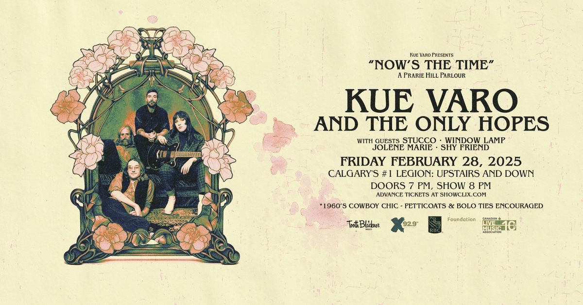 Kue Varo Presents "Now's The Time" a Prairie Hill Parlour