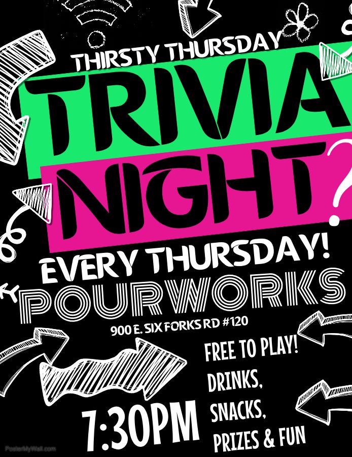 Thirsty Thursday Trivia Night!