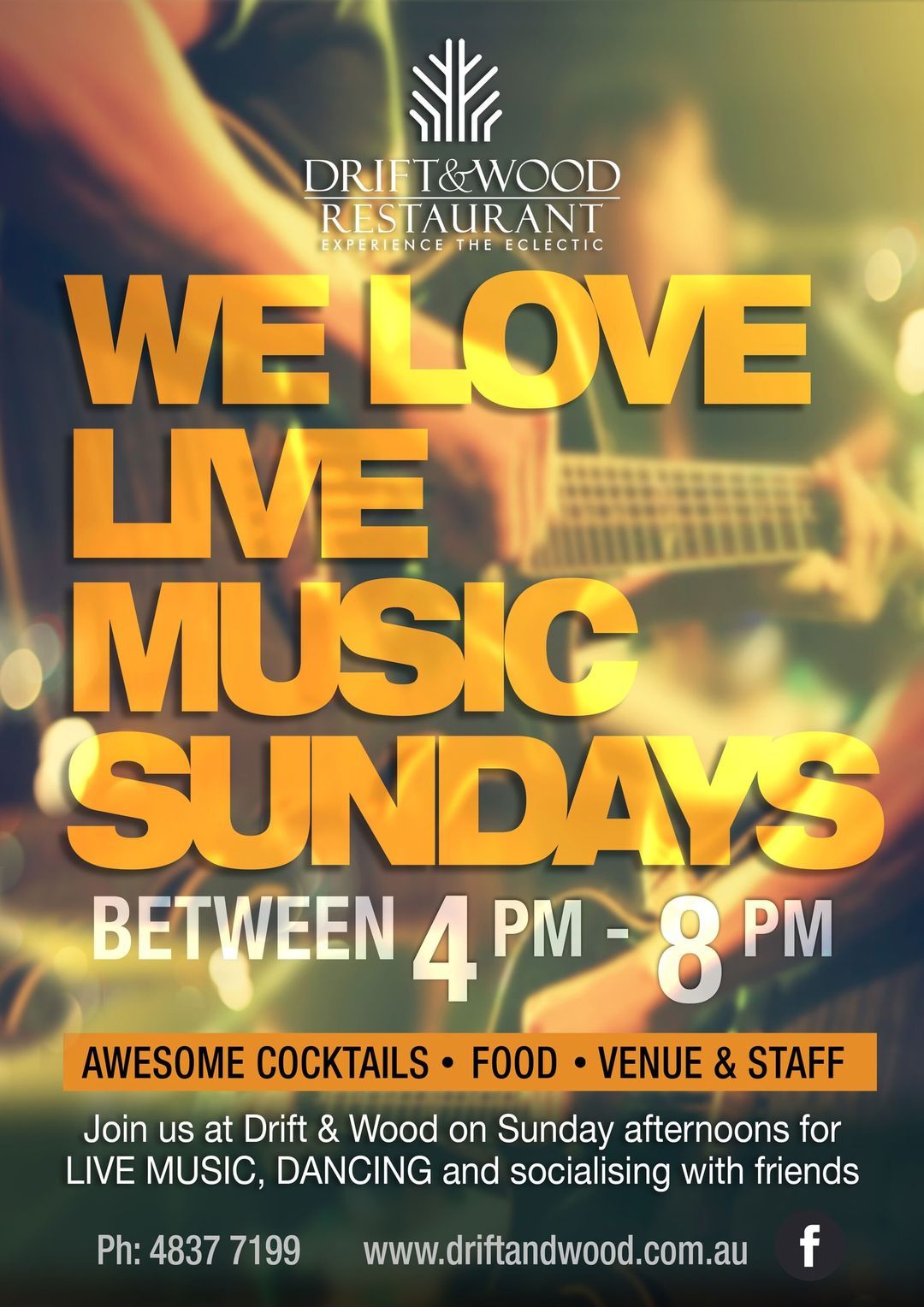 Sunday Live Music @ Drift & Wood