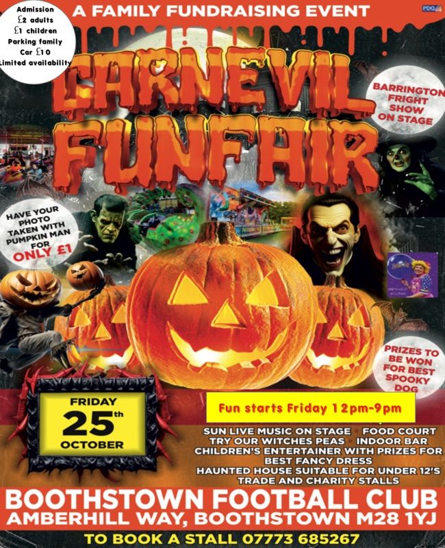 Carnevil Funfair Family fundraiser 