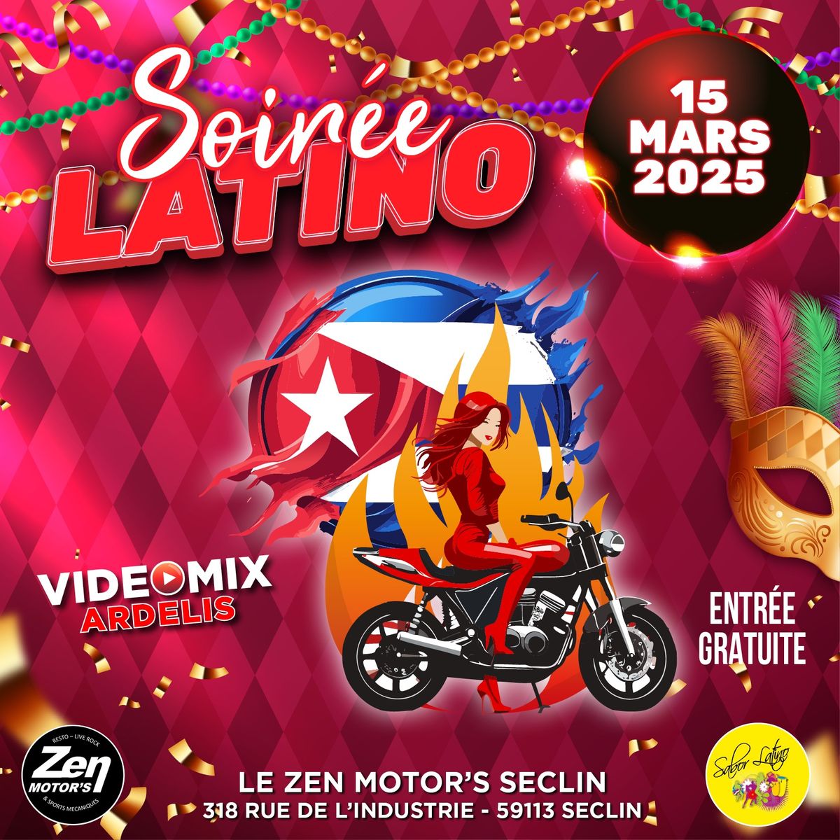 Soir\u00e9e Latino MOTO SALSA 