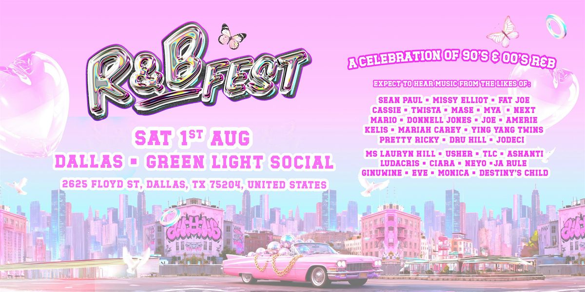 R&B Fest Is Coming To Dallas!