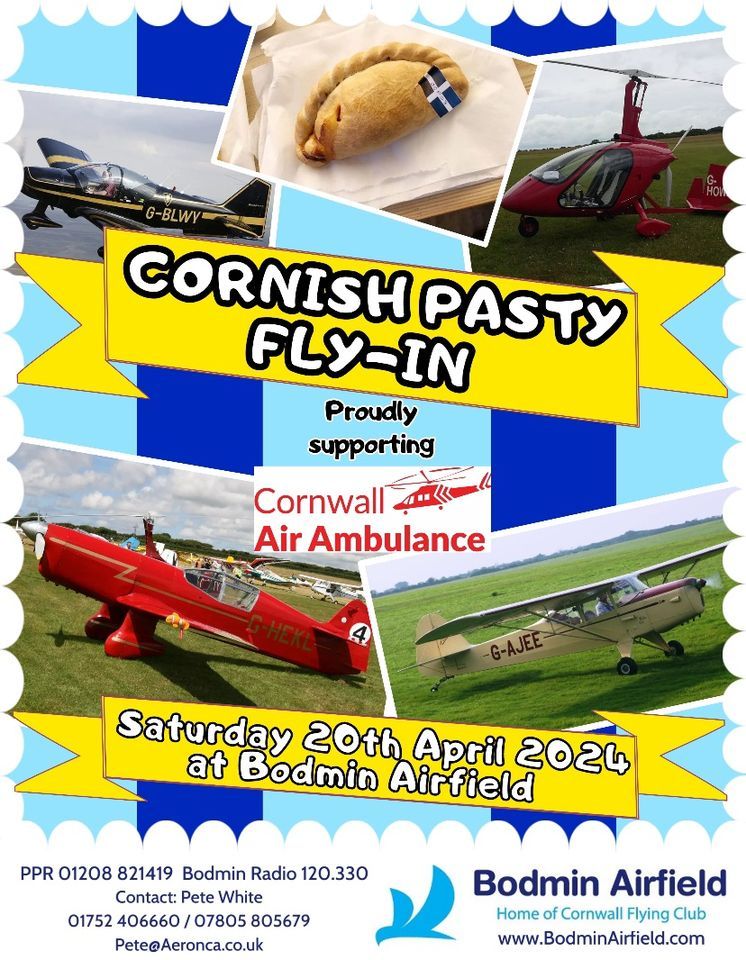 Cornish Pasty Fly-In & Kernow Kapers Fun Day, Supporting Cornwall Air Ambulance