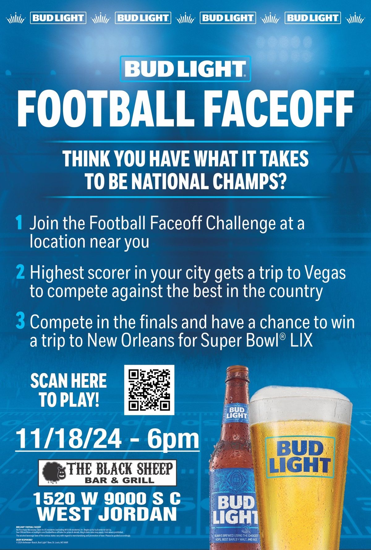 NFL FACEOFF PARTY!