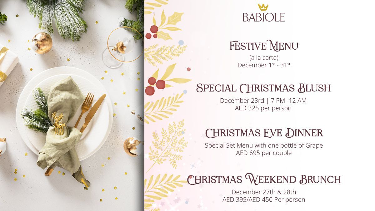 Festive Season at Babiole