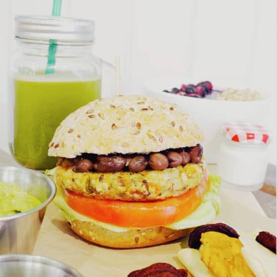 Just Good! Hamburguesa healthy con bebida