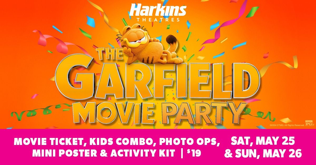 Garfield Movie Party @ Harkins Arrowhead Fountains