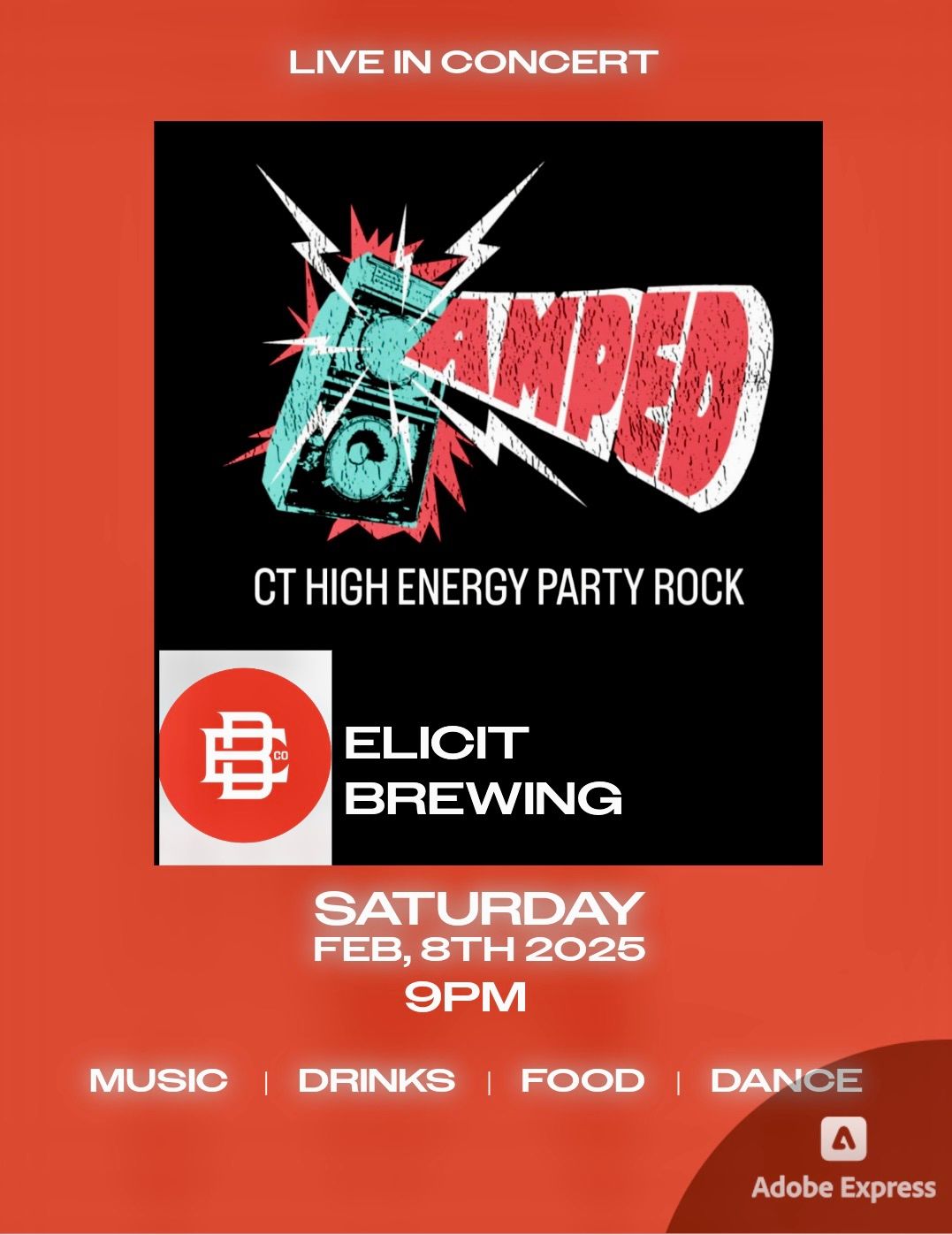 AMPED LIVE AT ELICIT BREWING MANCHESTER!