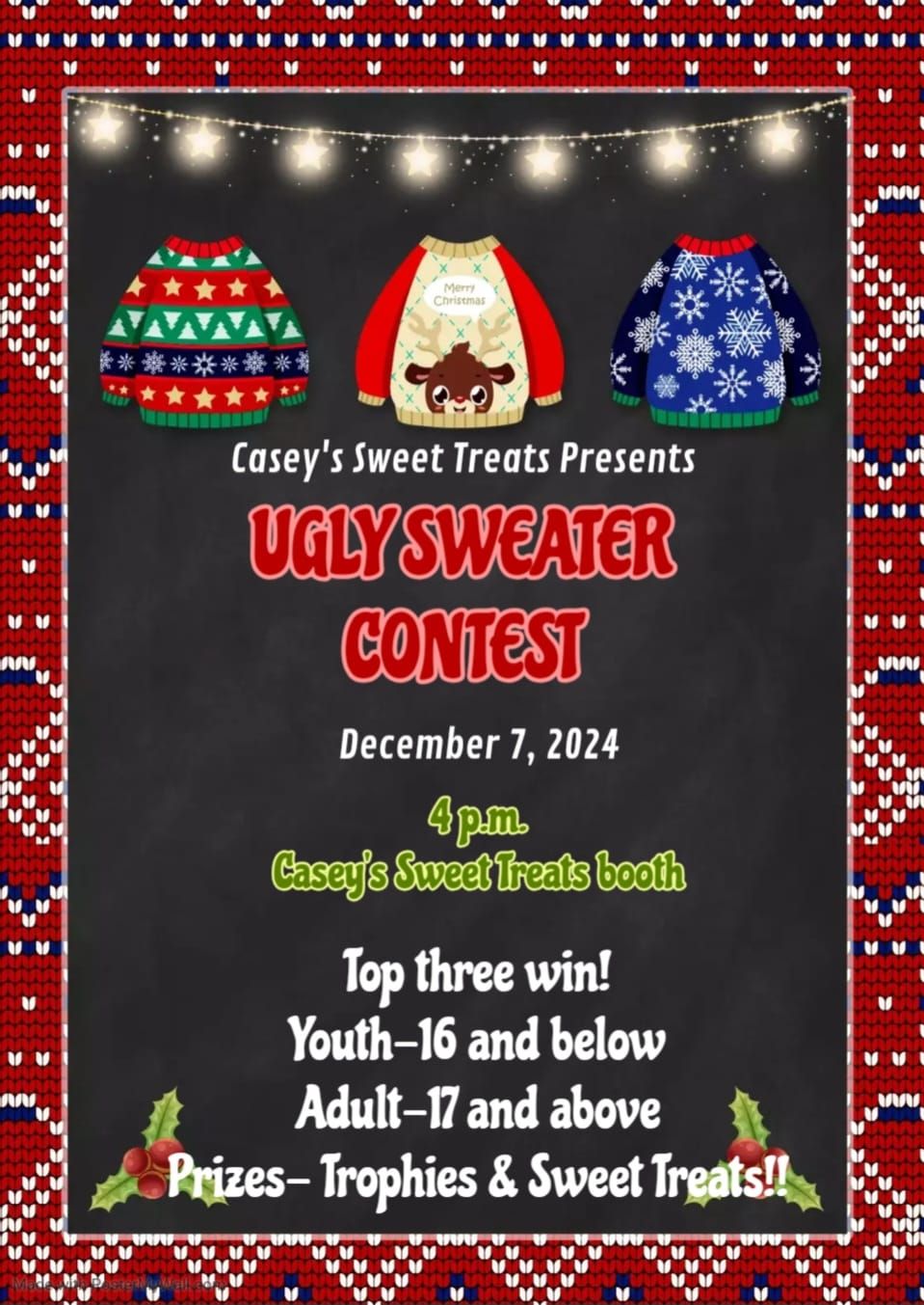 Ugly Sweater Contest