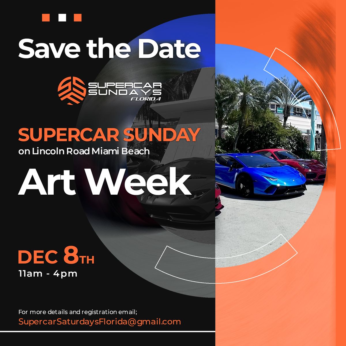 Supercar Sunday Arts and Cars on Lincoln Road Miami Beach