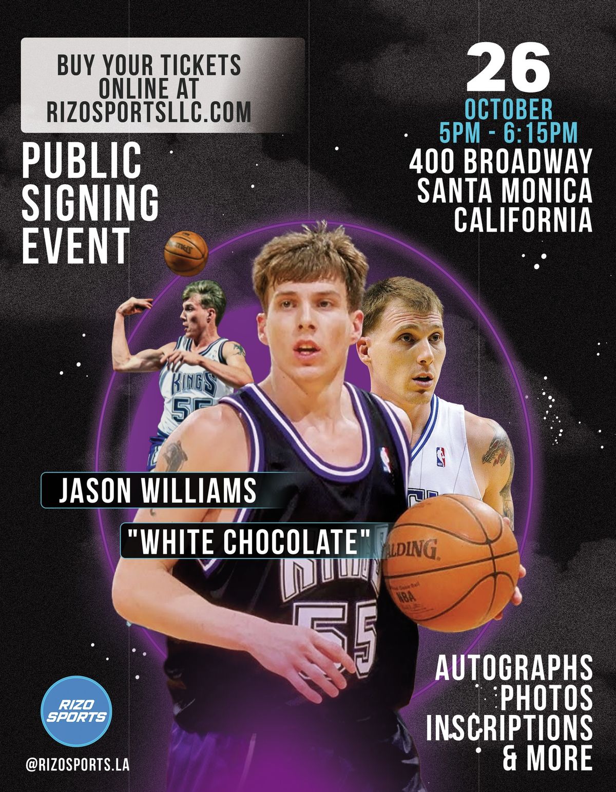 Jason Williams "White Chocolate" Signing