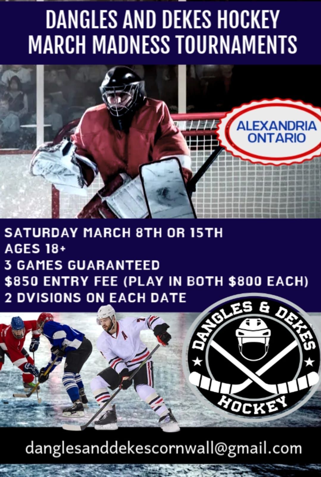 March Madness Hockey Tournaments