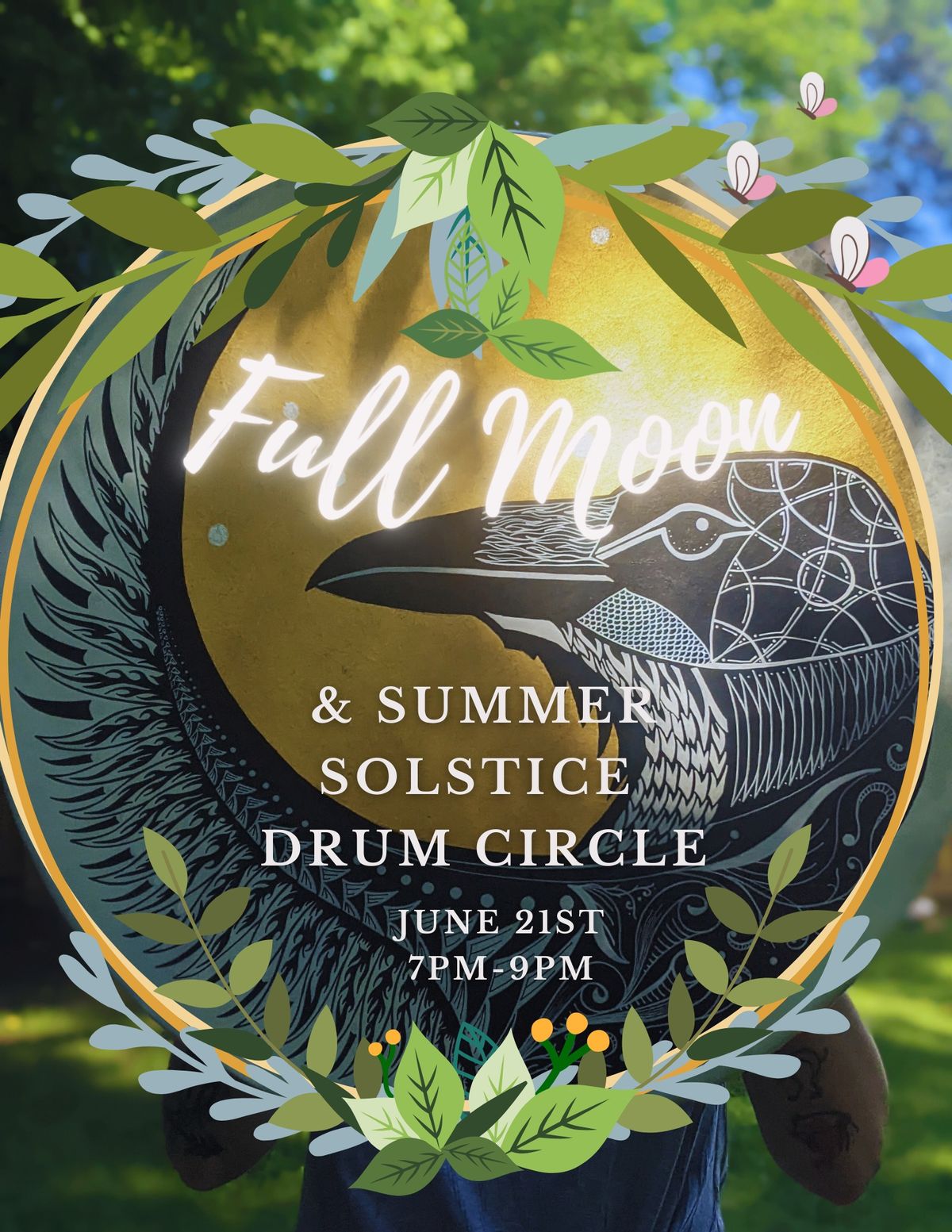 Summer Solstice & Full Moon Drum Circle