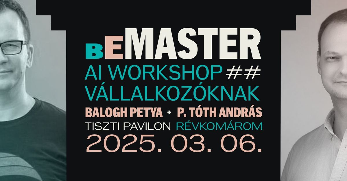 AI workshop v\u00e1llalkoz\u00f3knak - R\u00e9vkom\u00e1rom