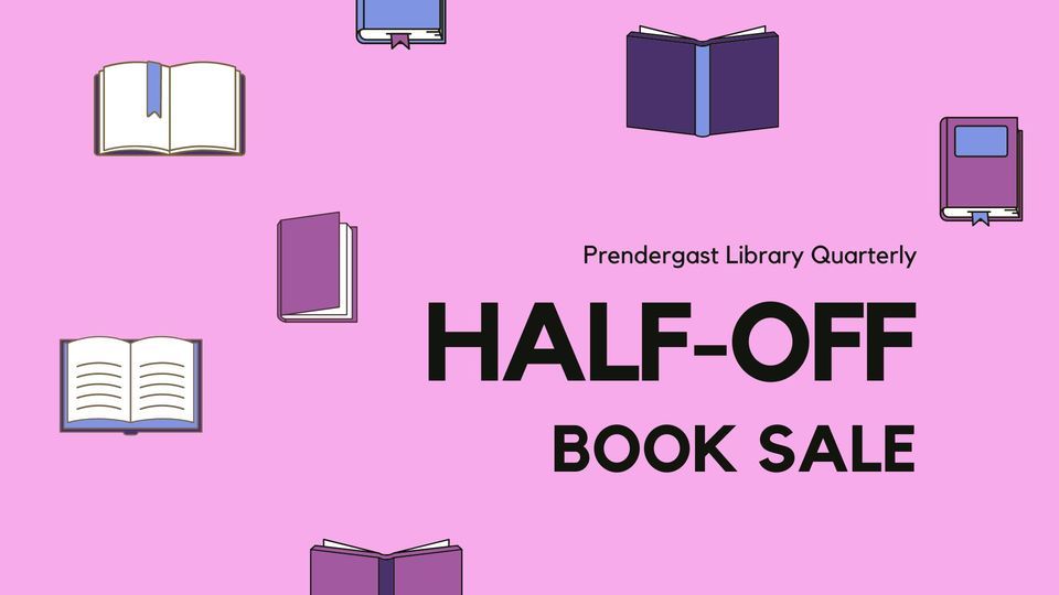 Quarterly Half-Off Book Sale