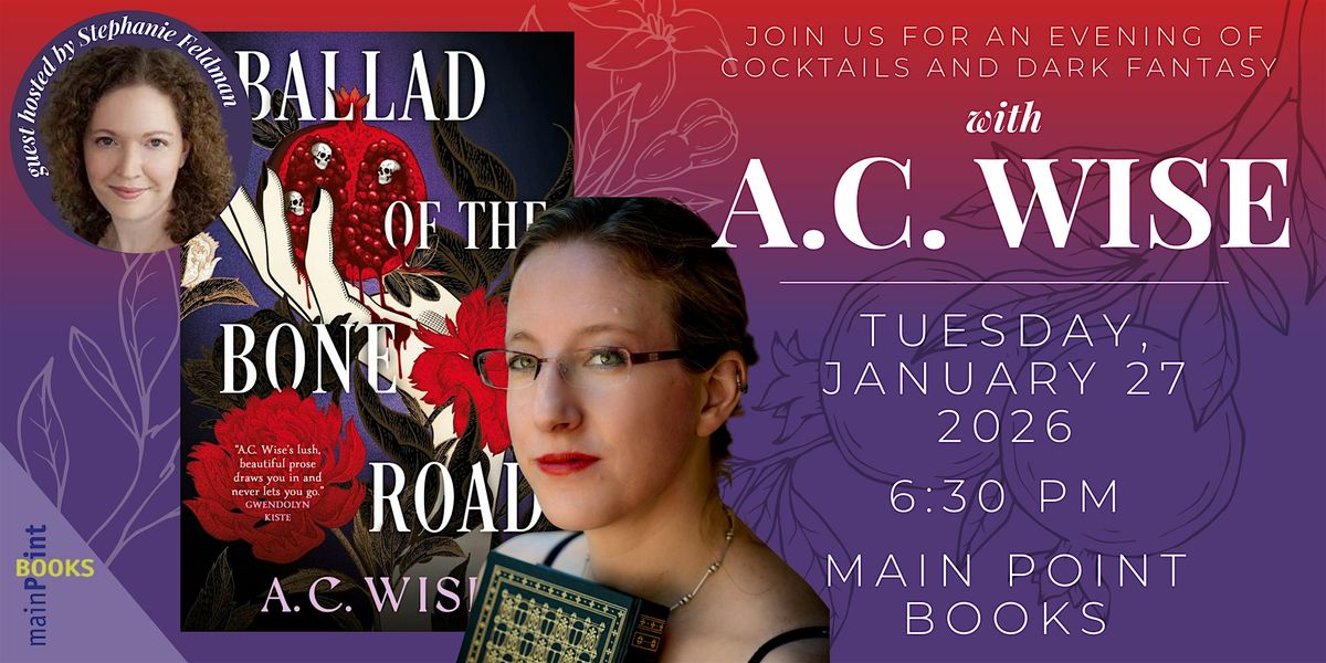 A.C. Wise - An Evening of Cocktails and Dark Fantasy!