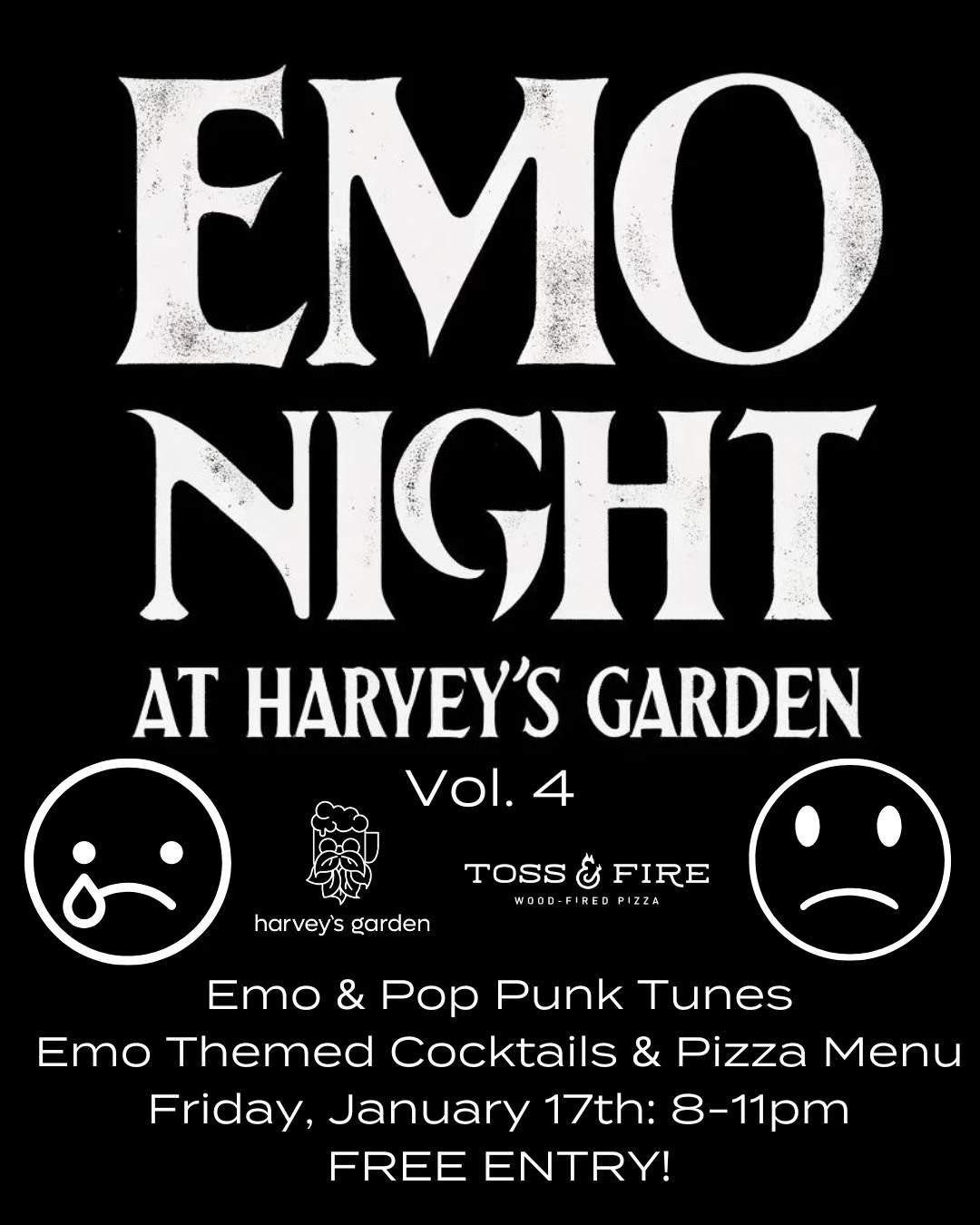 Emo Night @ Harvey\u2019s Garden