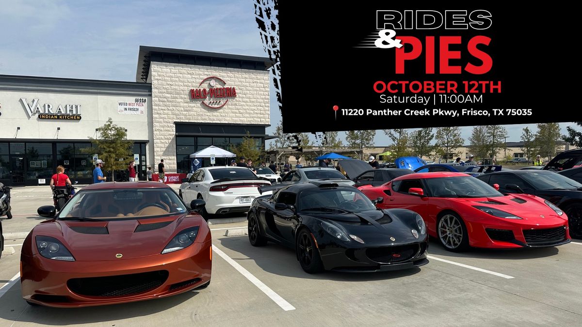 Rides & Pies - October